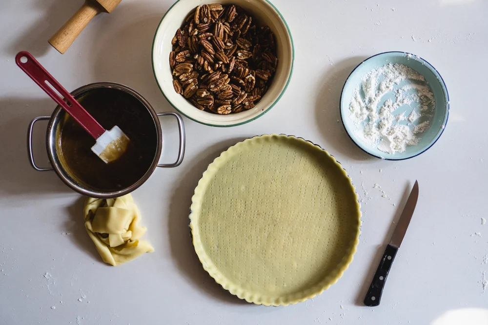 Gula Melaka Pecan Pie