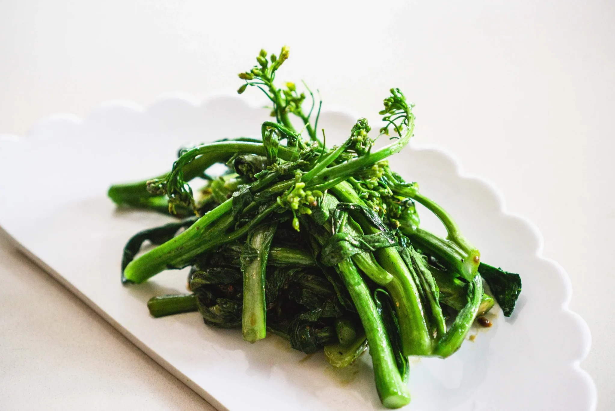 Choy Sum with Lao Gan Ma-ustard-1