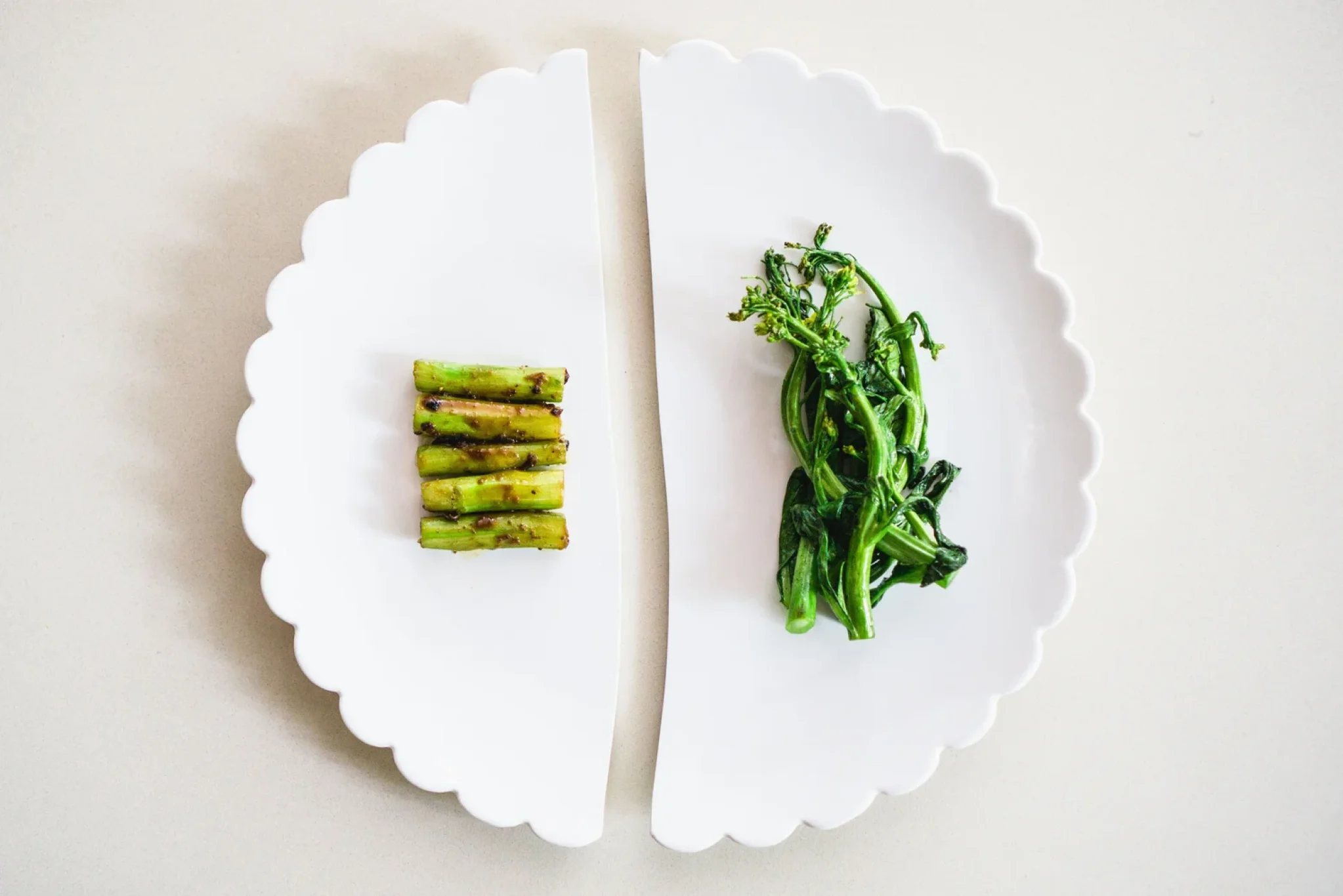 Choy Sum with Lao Gan Ma-ustard-4