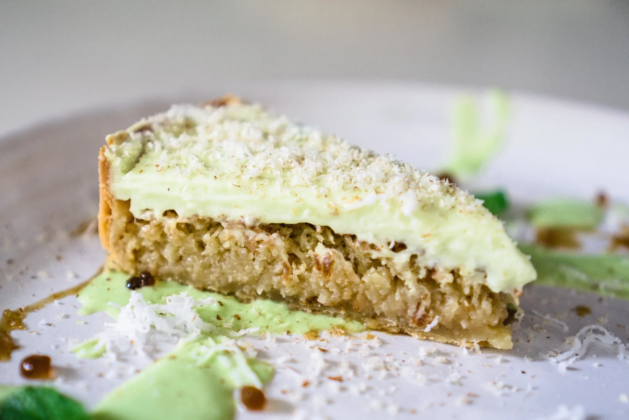 Coconut Pandan Tart-2