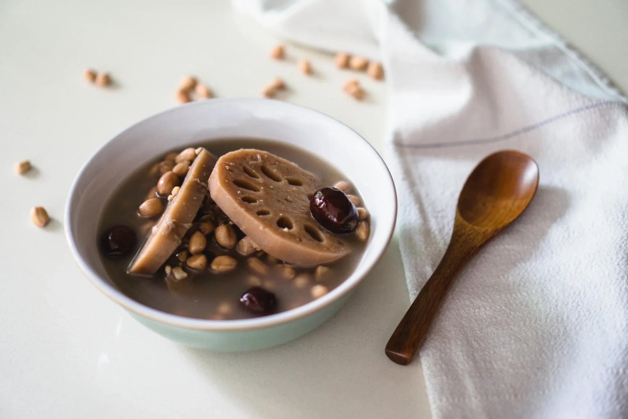 Coconut Water Lotus Root Soup-1