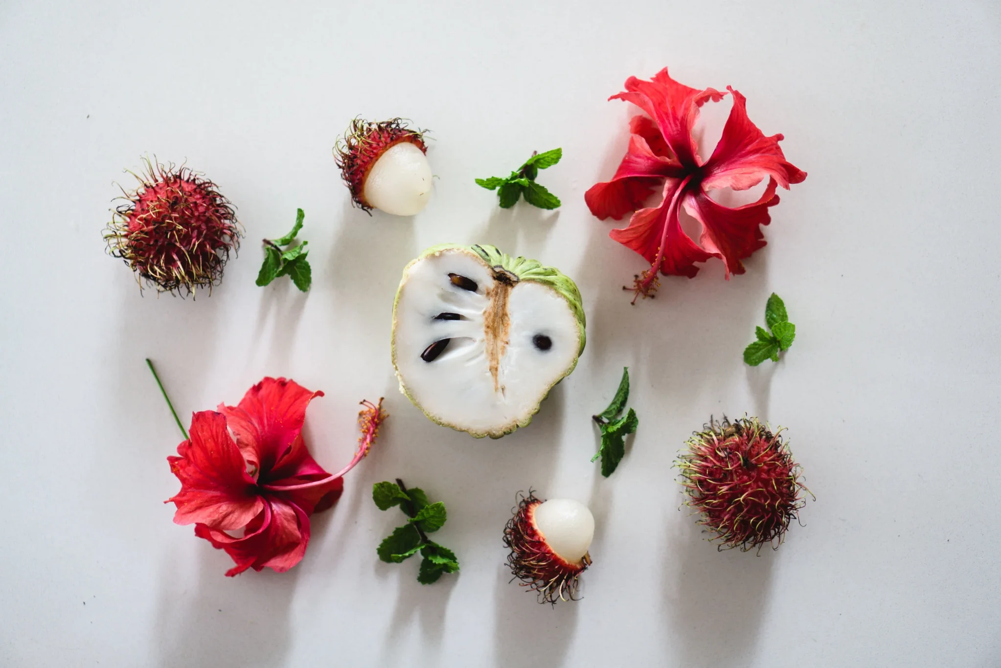Hibiscus and Rambutan Sorbet-5