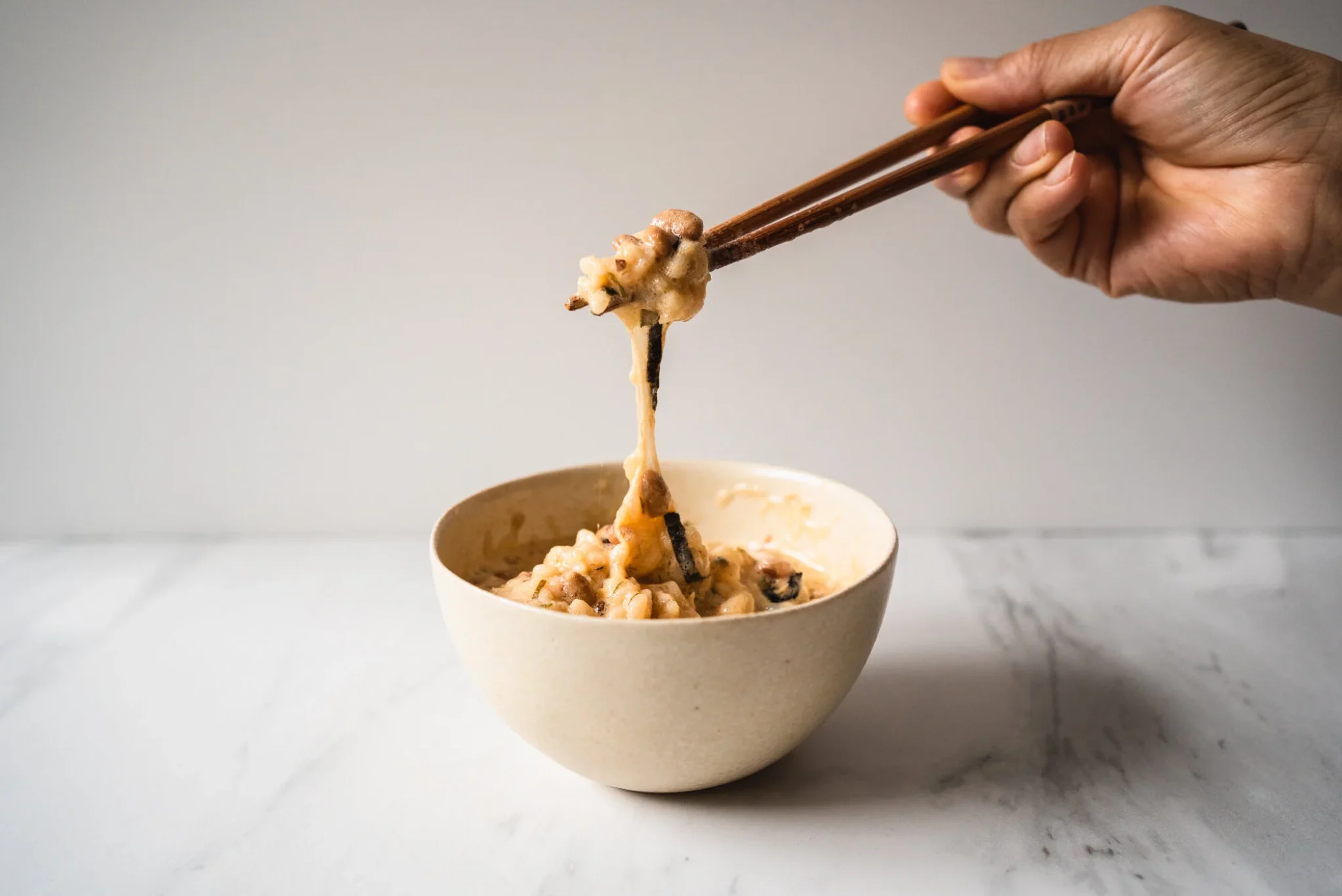 Natto Egg Rice1