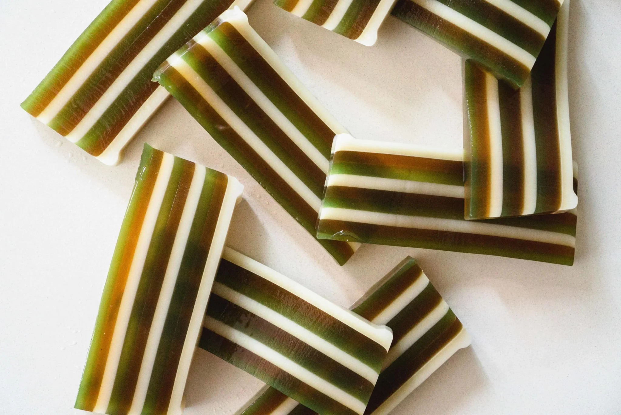 Pandan, Gula Melaka, & Coconut Agar-Agar-3