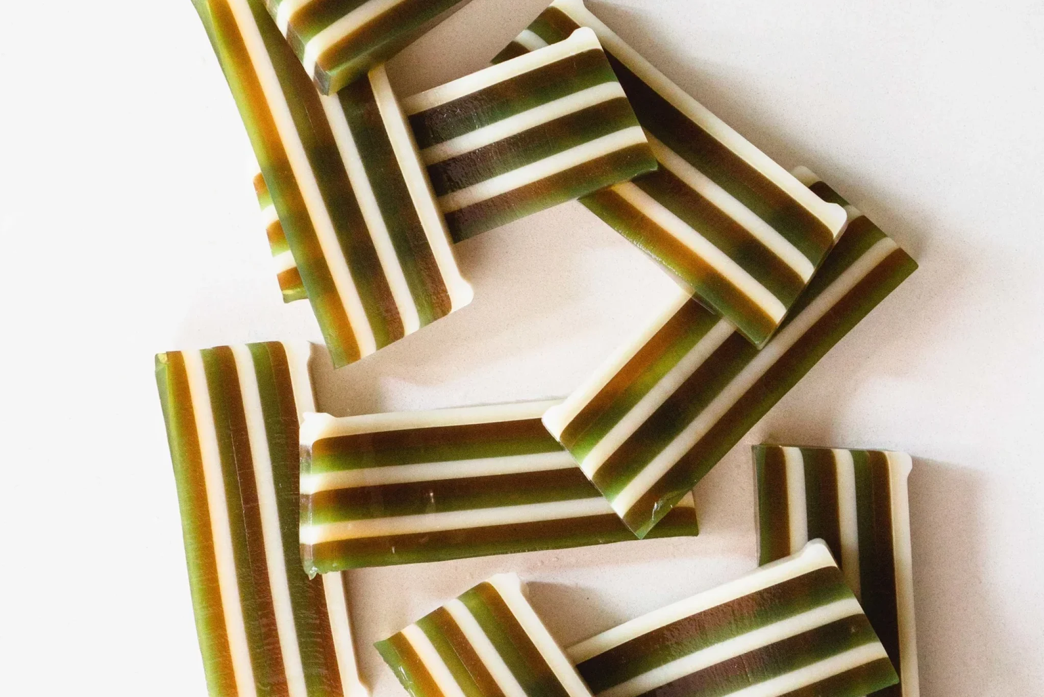 Pandan, Gula Melaka, & Coconut Agar-Agar-7