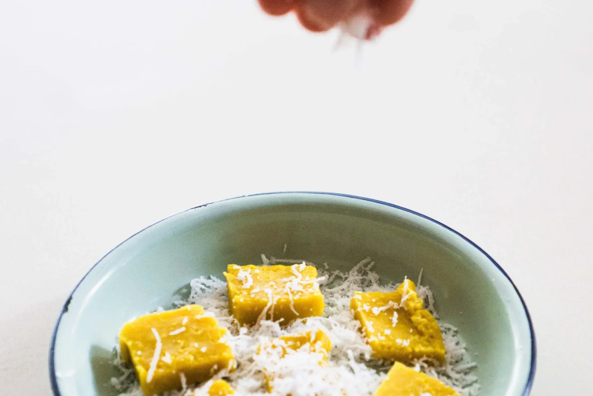 Pumpkin Nian Gao with Coconut & Gula Melaka3