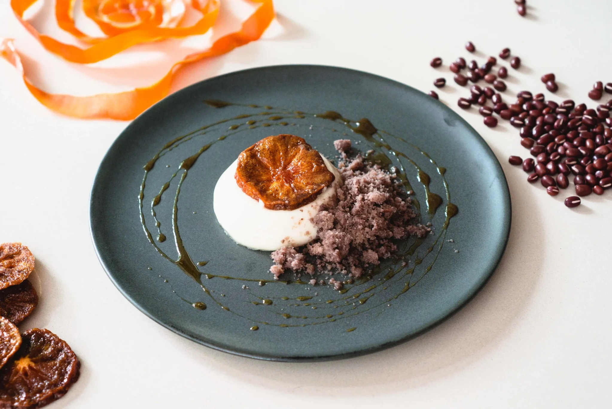 Roasted Persimmon & Milk Panna Cotta-10