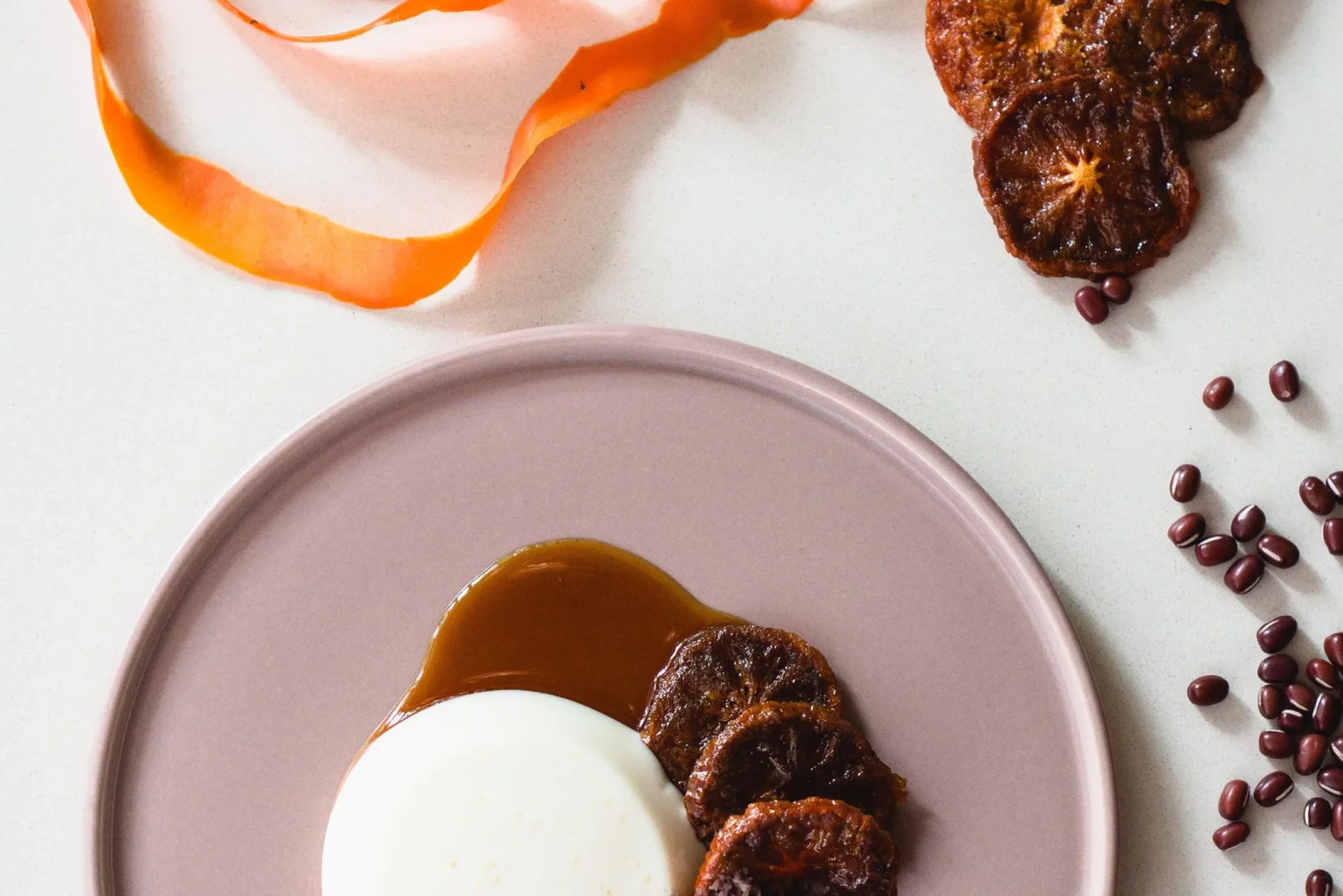 Roasted Persimmon & Milk Panna Cotta-8