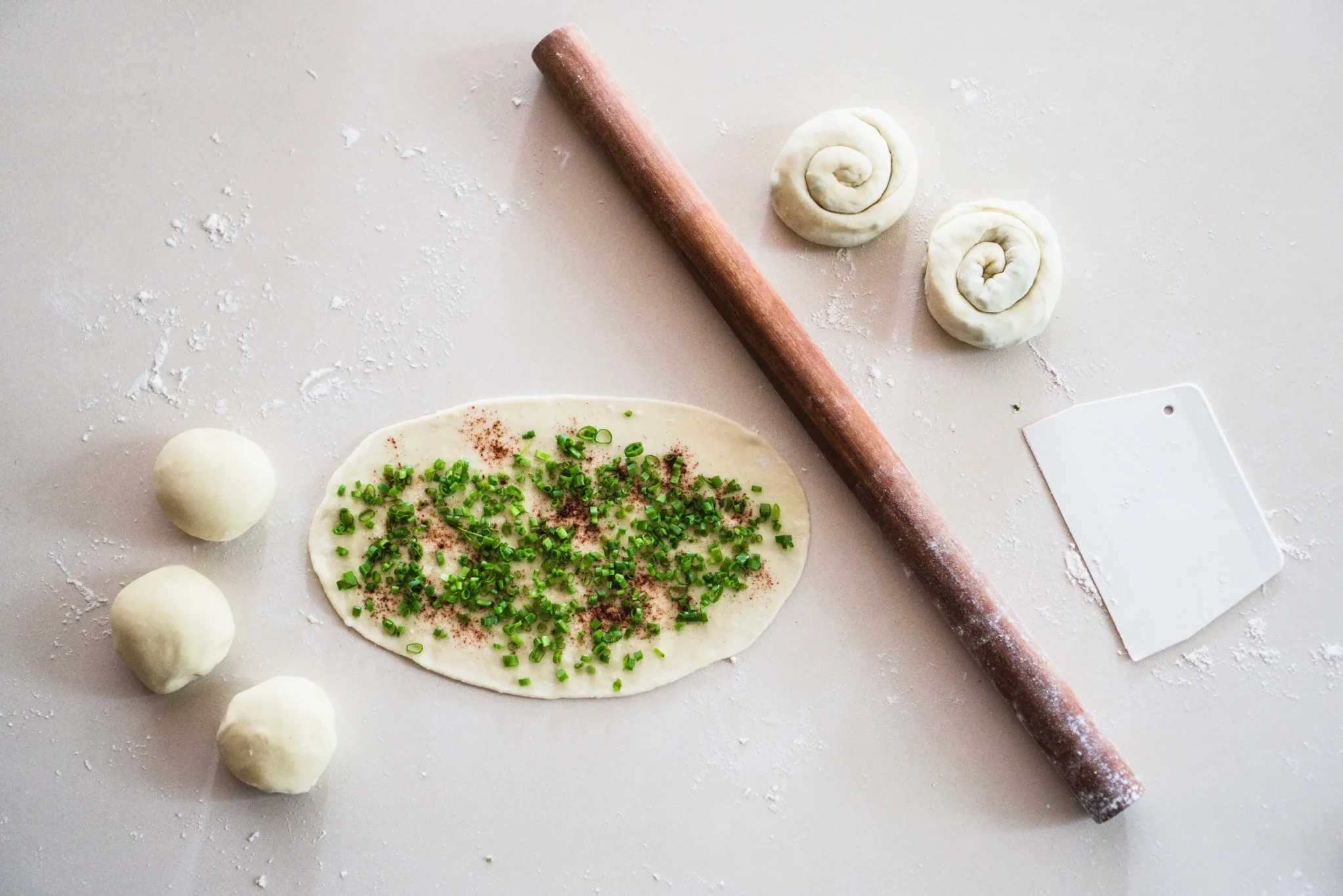 Scallion Pancakes, Sans Scallions-4