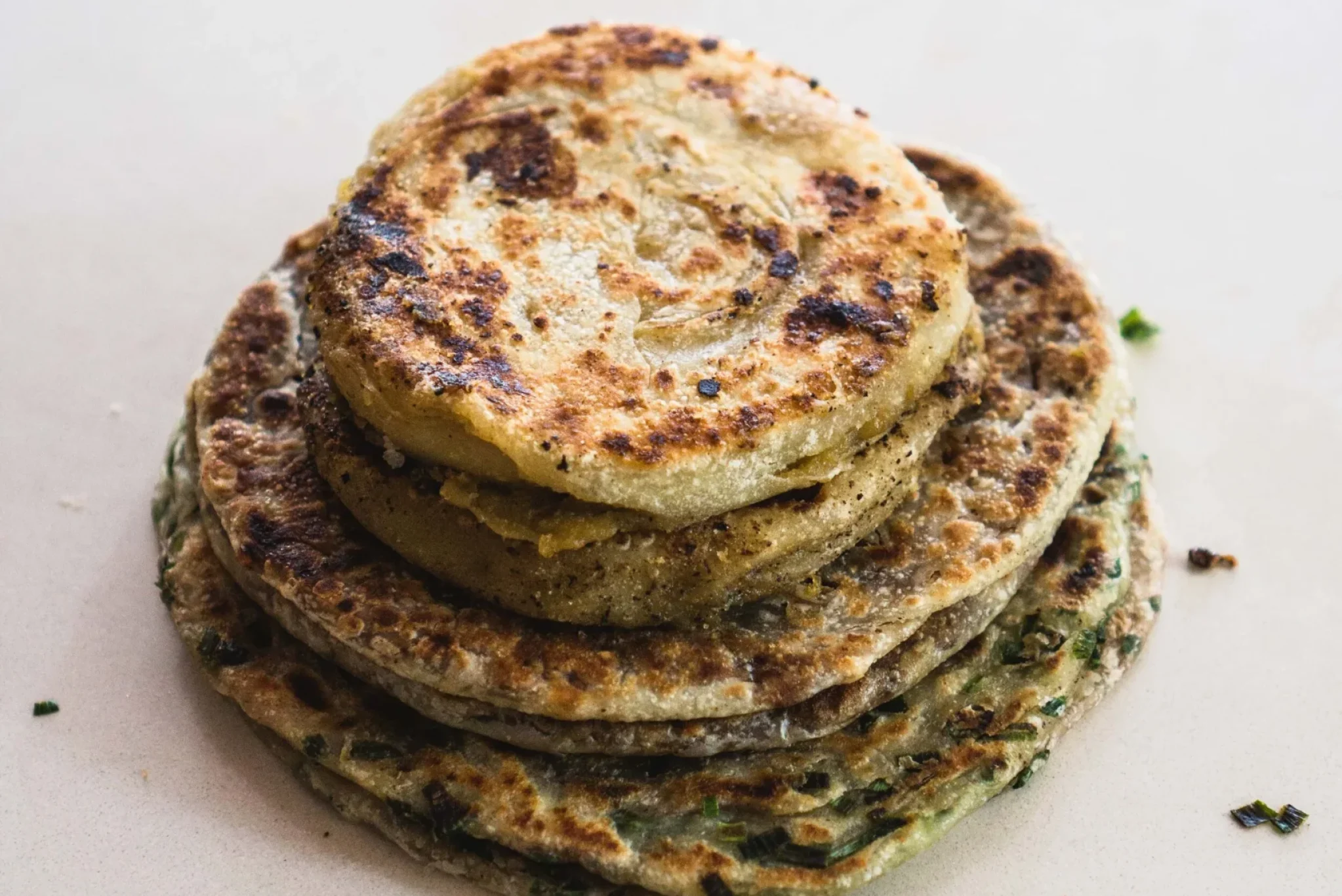 Scallion Pancakes, Sans Scallions-7