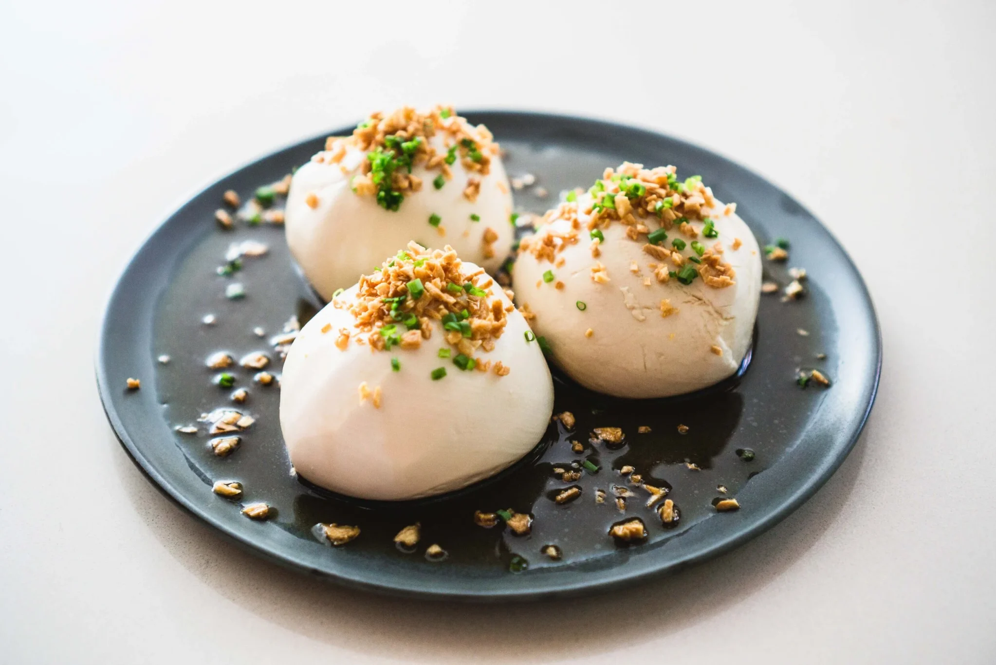 Silken Tofu with Garlic & Soy-4