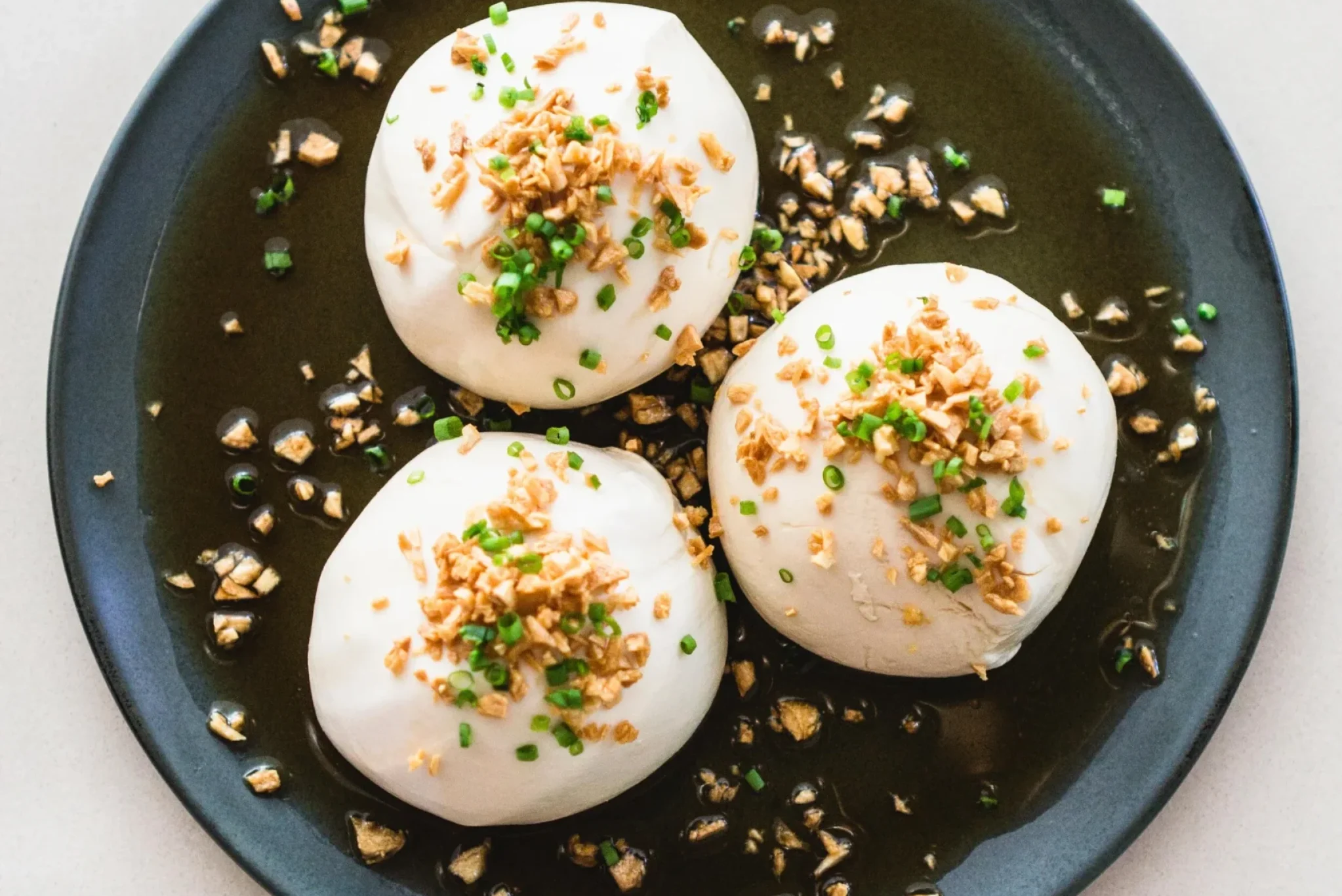 Silken Tofu with Garlic & Soy-5